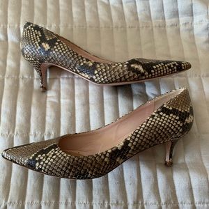 Kate Spade Snakeskin Heels